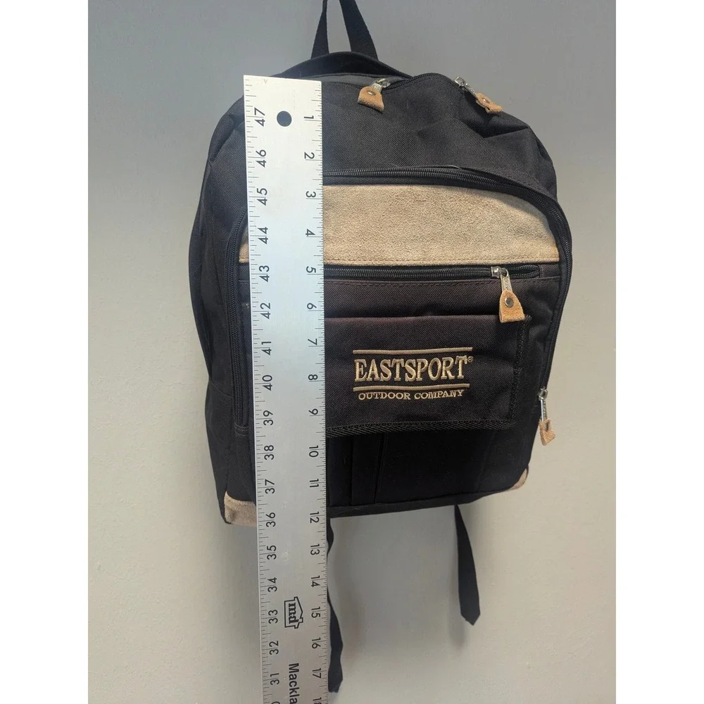 Vintage Eastsport Cyber-Trecker Backpack NWT Black Tan Y2K Taiwan 110551W3